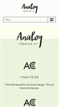 Mobile Screenshot of analogcreativeco.com